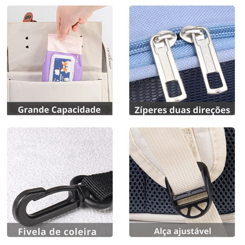 CatTrack - Bolsa de Passeio para Gatos