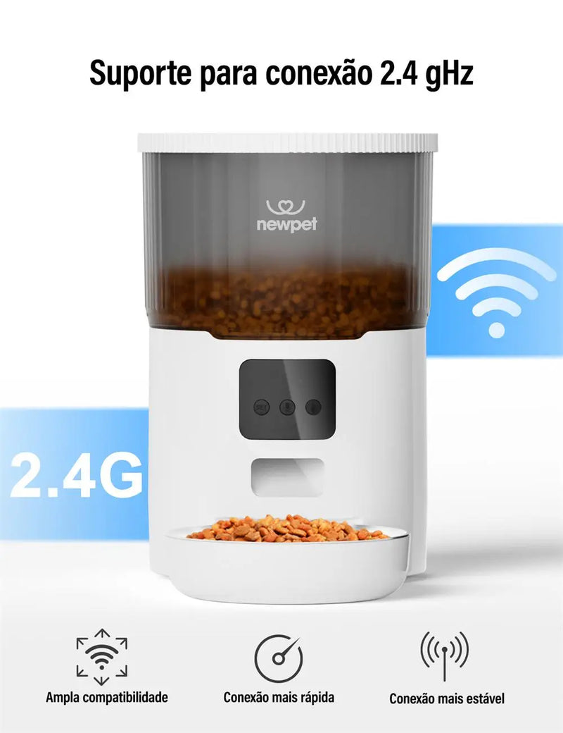Newpet - Alimentador Automático para Pets 4L
