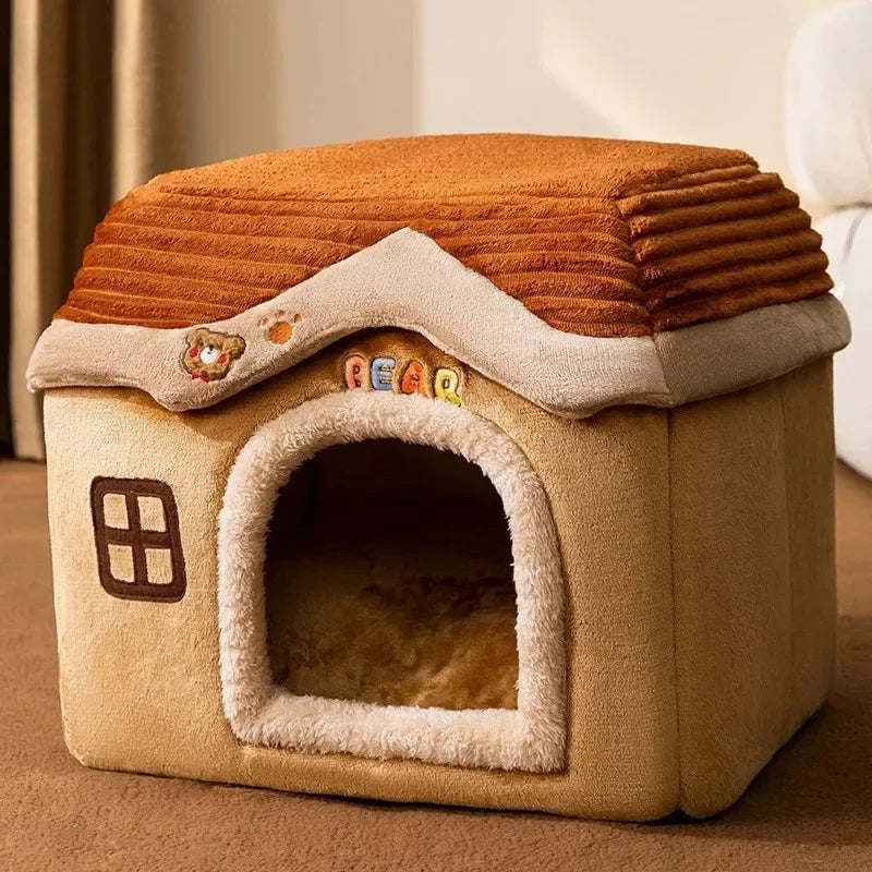 WoofieHaus - Toca para Gatos e Cães de Pequeno Porte